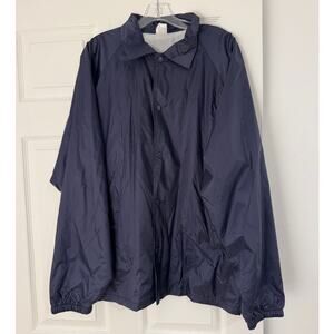 Augusta Sportswear Snap Button Windbreaker Jacket Men’s XL Coach Jacket Light